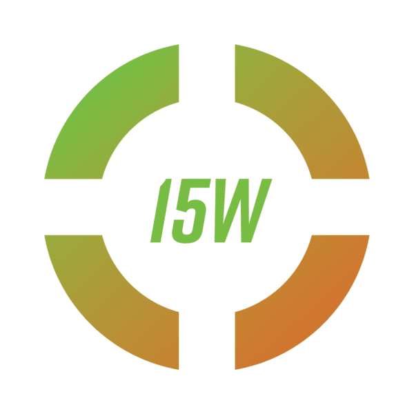 15W in Circle Icon
