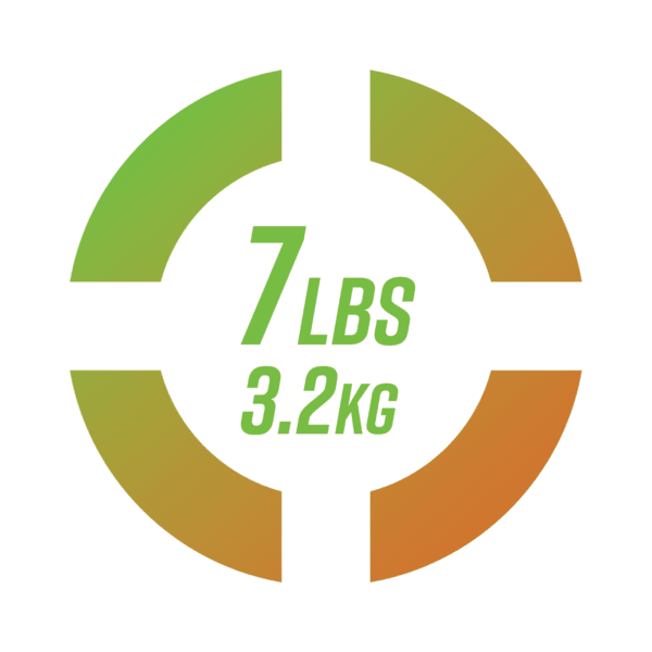 7LBS in Circle Icon