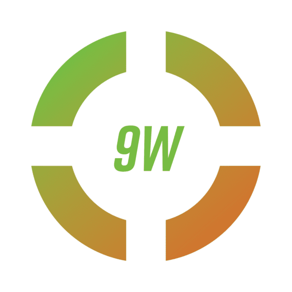 9W in Circle Icon